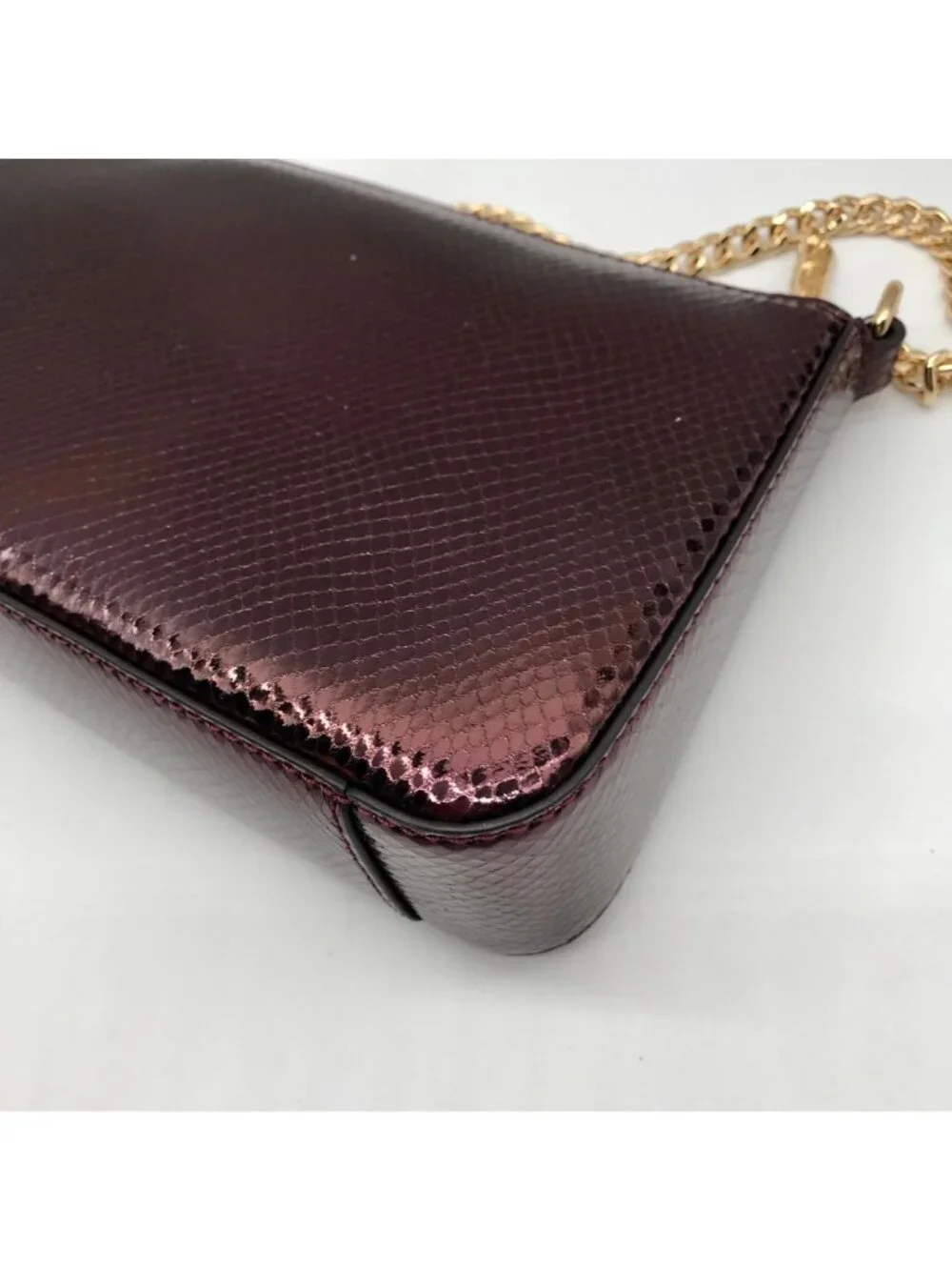 Michael Kors Oxblood Rouge Sombre Leather Shoulder Bag Gift Set